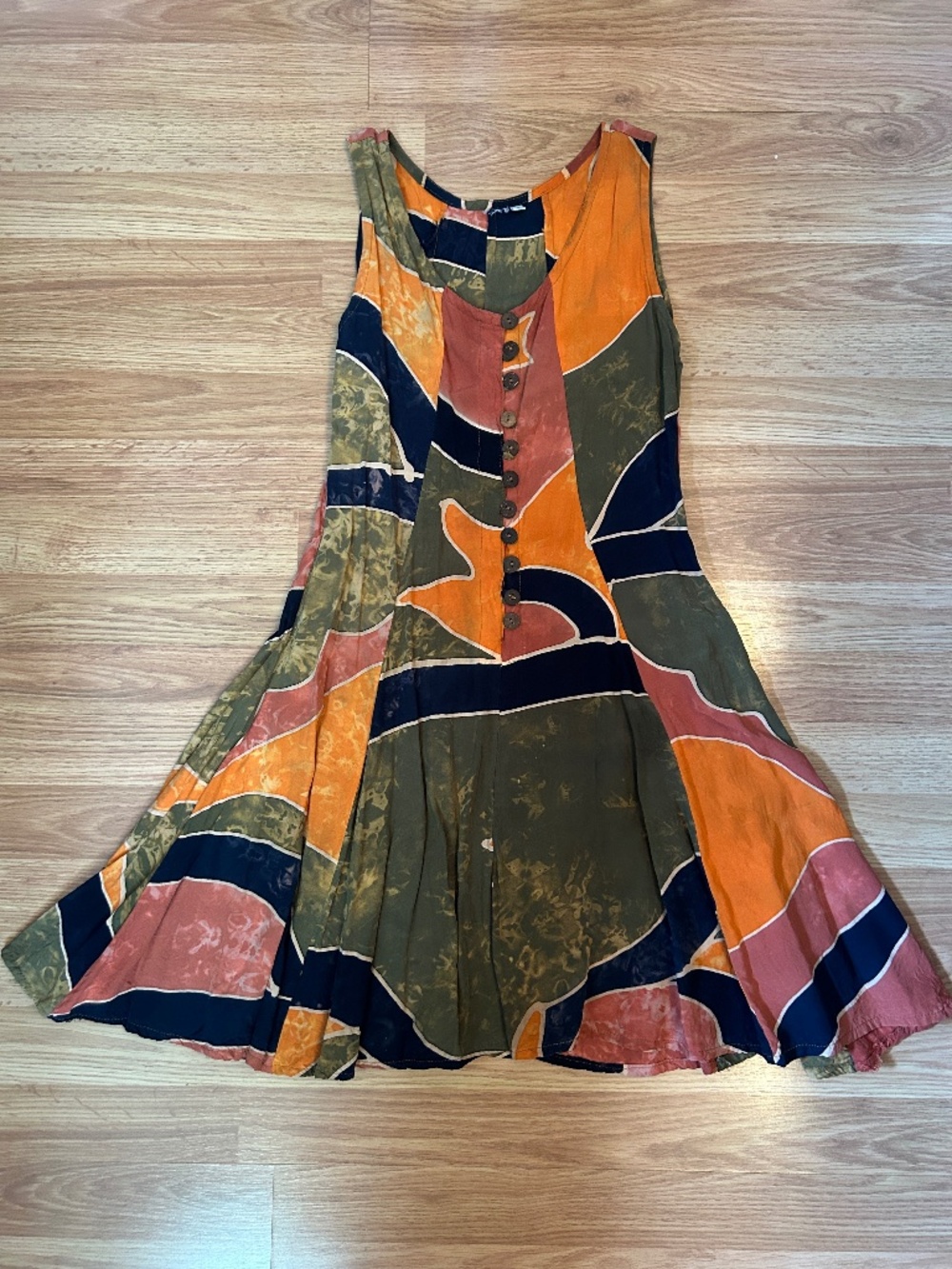 Women's Patterned Midi/Mini Dress